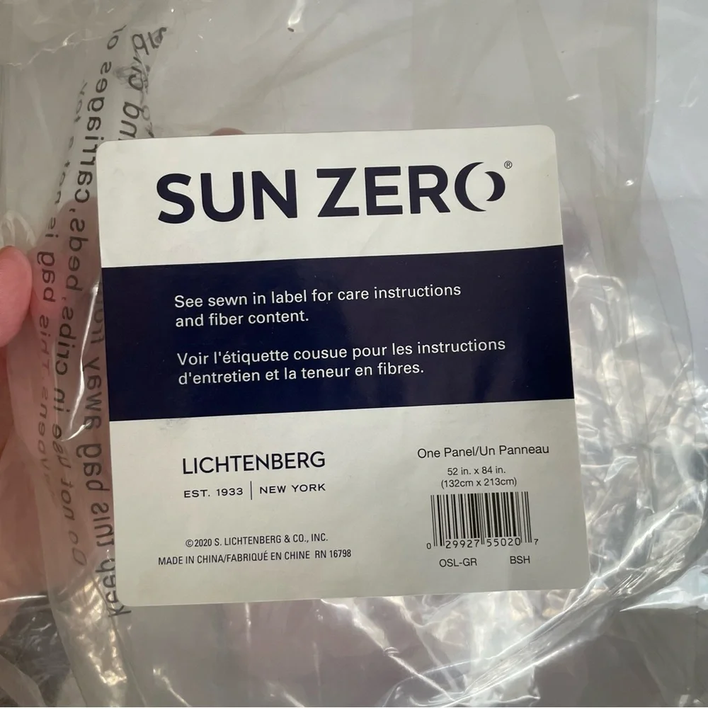 Sun Zero Lichtenberg One Panel 52 in X 84 in BSH Blush Pink Metal Grommet